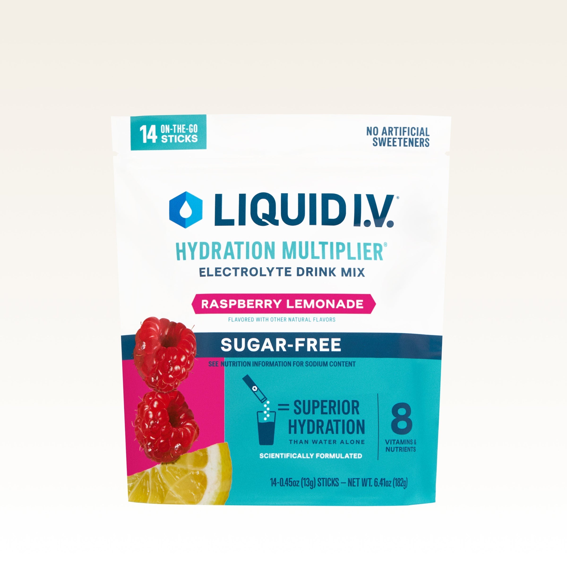 Raspberry Lemonade Hydration Multiplier® Sugar-Free - Daily Clean Ready Pick
