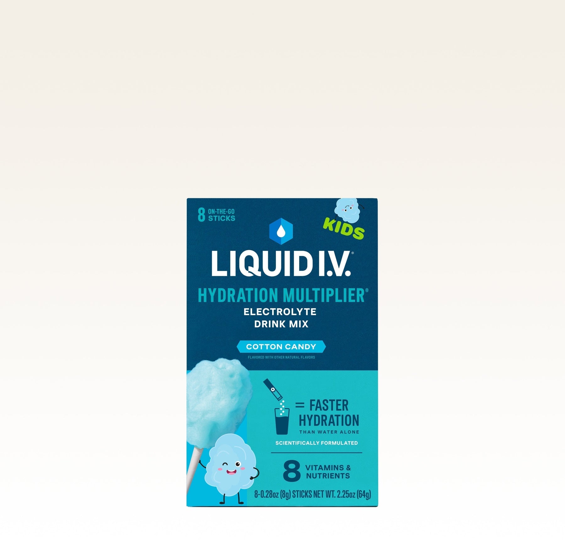 Cotton Candy Hydration Multiplier® For Kids - Bright Clean Pick Ready